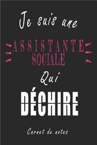Je Suis une Assistante sociale qui Déchire Carnet de notes