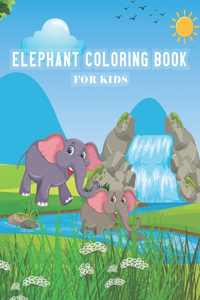 Elephant Coloring Book for Kids