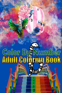 Color By Number Adult Coloring Book