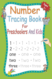 Number Tracing Book for Preschoolers and kids
