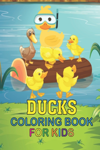 Ducks Coloring Book For Kids