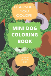 Mini Dog Coloring Book