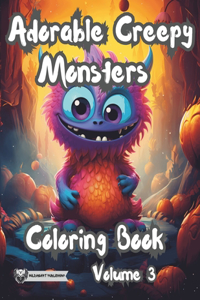 Adorable Creepy Monsters Coloring Book