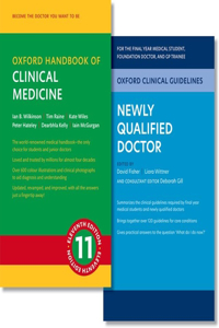 Oxford Clinical Guidelines: Newly Qualified Doctor and Oxford Handbook of Clinical Medicine pack