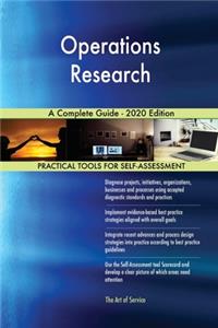 Operations Research A Complete Guide - 2020 Edition