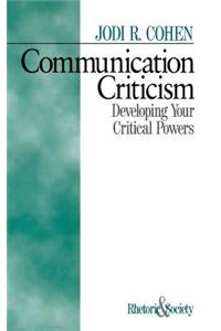 Communication Criticism