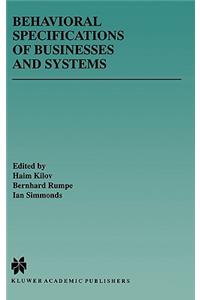 Behavioral Specifications of Businesses and Systems