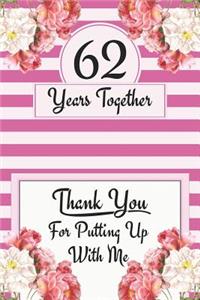 62nd Anniversary Journal