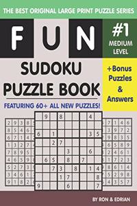 Fun Sudoku Puzzle book #1 Medium Level