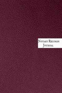 Notary Records Journal