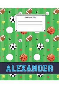 Composition Book Alexander