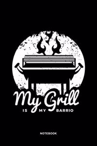 Grilling and BBQ Art Graphic Notebook