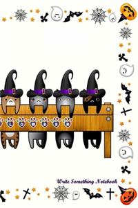 Happy Halloween Write Something Notebook