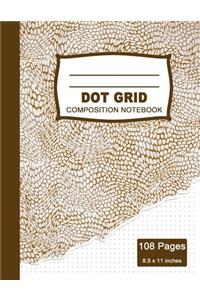 Dot Grid Composition Notebook
