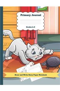Primary Journal Grades K-2 Draw and Write Story Paper Notebook