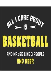All I Care About is Basketball and Maybe Like 3 People and Beer