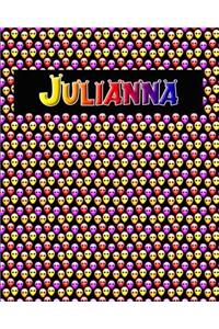 120 Page Handwriting Practice Book with Colorful Alien Cover Julianna