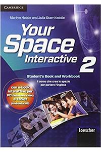 Your Space Level 2 Blended Pack (Student's Book/Workbook and Companion Book and Enhanced Digital Pack) Italian Edition