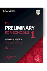 B1 Preliminary for Schools 1 for the Revised 2020 Exam Student's Book with Answers with Audio with Resource Bank