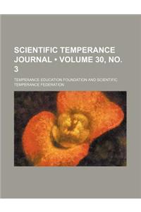 Scientific Temperance Journal (Volume 30, No. 3)