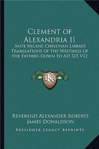 Clement of Alexandria II