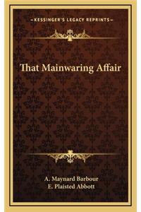 That Mainwaring Affair