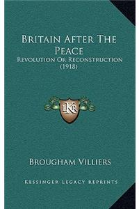 Britain After the Peace