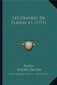 Les Oeuvres De Platon V1 (1771)