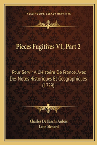Pieces Fugitives V1, Part 2