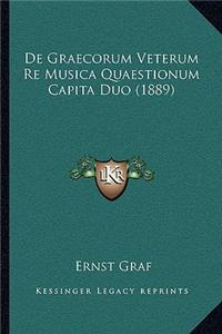 De Graecorum Veterum Re Musica Quaestionum Capita Duo (1889)