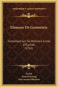 Elemens De Geometrie