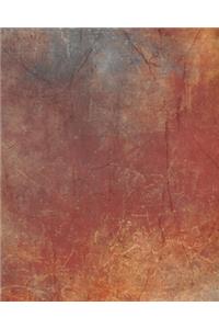 Distressed Sangria Composition Notebook - Large Ruled Notebook - 8x10 Lined Notebook (Softcover Journal / Notebook / Diary)