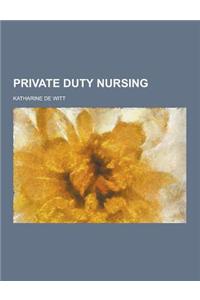 Private Duty Nursing