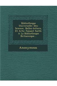 Bibliotheque Universelle