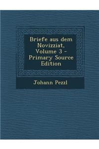 Briefe Aus Dem Novizziat, Volume 3 - Primary Source Edition