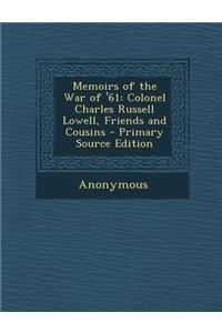 Memoirs of the War of '61