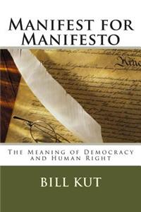 Manifest for Manifesto