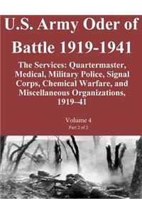 U.S. Army Oder of Battle 1919-1941 The Services