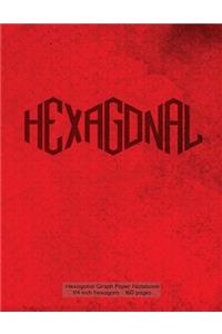 Hexagonal Graph Paper Notebook 1/4 inch hexagons - 160 pages