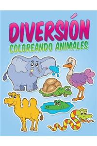 Diversion coloreando animales