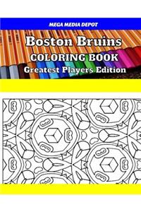 Boston Bruins Coloring Book Greatest Players Edition