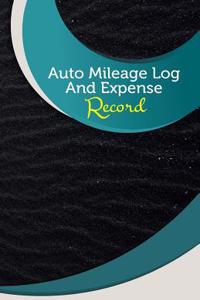 Auto Mileage Log and Expense Record: 50 Pages, 5.5 X 8.5 Black Magic