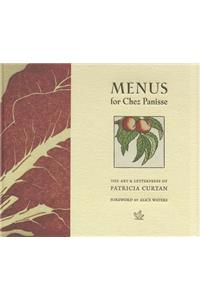 Menus for Chez Panisse