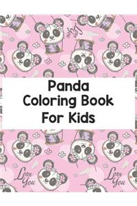 Panda Coloring Book For Kids