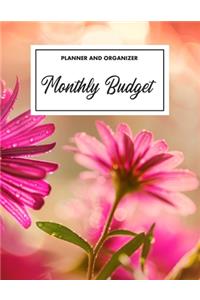 Monthly Bill Budget Planner Organizer Workbook