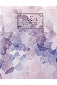 Plain Notebook 8.5 x 11 Inches