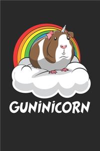 Einhorn Meerschweinchen Notizbuch