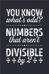 You Know Whats Odd? Numbers That Arent Divisible by 2