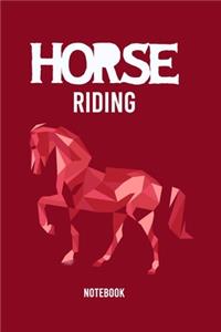 Horse Riding Notebook