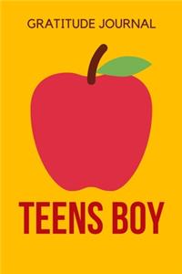 Apple Gratitude Journal for Teens boy
